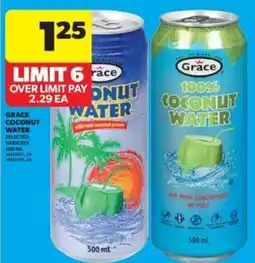 Real Canadian Superstore Grace coconut water offer