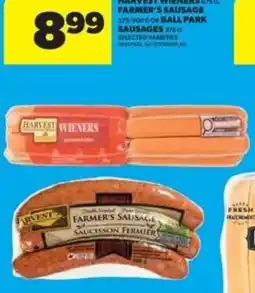 Real Canadian Superstore Harvest wieners farmer's sausage offer