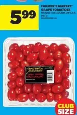 Real Canadian Superstore Farmer's market grape tomatoes offer