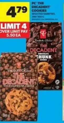 Real Canadian Superstore Pc the decadent cookies offer
