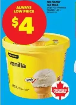 Real Canadian Superstore No name ice milk offer