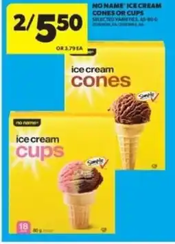 Real Canadian Superstore No name ice cream cones or cups offer