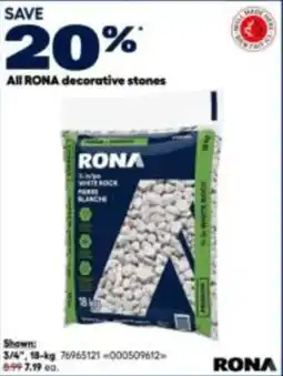 RONA All RONA decorative stones offer