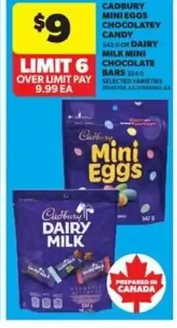 Real Canadian Superstore Cadbury mini eggs chocolatey candy offer