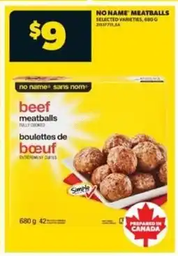 Real Canadian Superstore No name meatballs offer