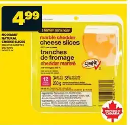 Real Canadian Superstore No name natural cheese slices offer