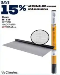 RONA All CLIMALOC screens and accessories offer