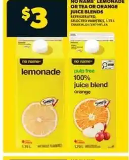 Real Canadian Superstore No name lemonade or tea or orange juice blends offer