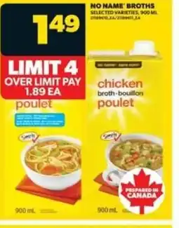 Real Canadian Superstore No name broths offer