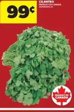 Real Canadian Superstore Cilantro offer