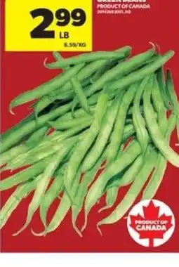 Real Canadian Superstore Green beans offer