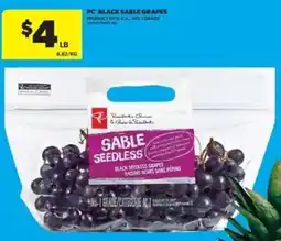 Real Canadian Superstore Pc black sable grapes offer