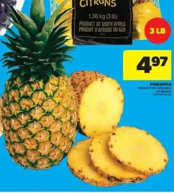 Real Canadian Superstore Pineapple offer