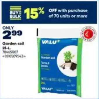 RONA Garden soil offer