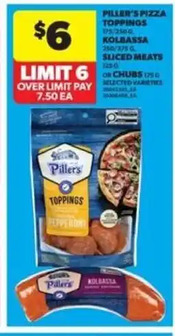 Real Canadian Superstore Piller's pizza toppings offer