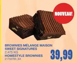 Wholesale Club HOMESTYLE BROWNIES offer