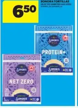 Real Canadian Superstore Sonora tortillas offer