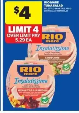 Real Canadian Superstore Rio mare tuna salad offer