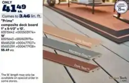 RONA "Prime" composite deck board offer