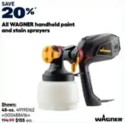 RONA All WAGNER handheld paint and stain sprayers offer