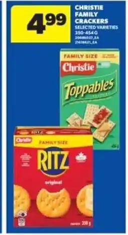 Real Canadian Superstore Christie family crackers offer