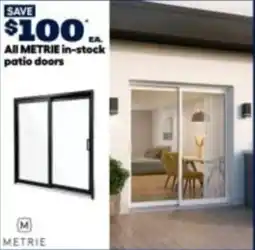 RONA All METRIE in-stock patio doors offer