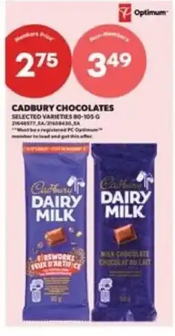 Real Canadian Superstore Cadbury chocolates offer
