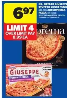 Real Canadian Superstore Dr. oetker giuseppe stuffed crust pizza offer