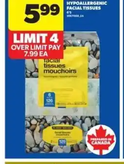 Real Canadian Superstore No name 2-ply hypoallergenic facial tissues offer