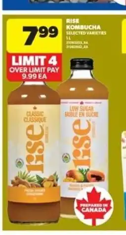 Real Canadian Superstore Rise kombucha offer