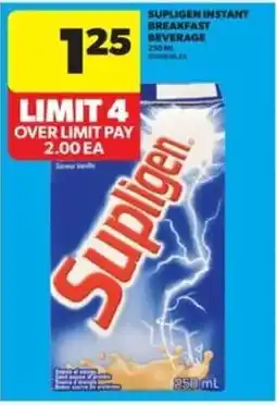 Real Canadian Superstore Supligen instant breakfast beverage offer