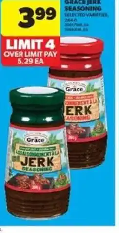 Real Canadian Superstore Grace jerk seasoning offer