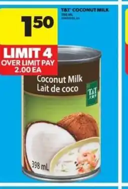 Real Canadian Superstore T&t coconut milk offer