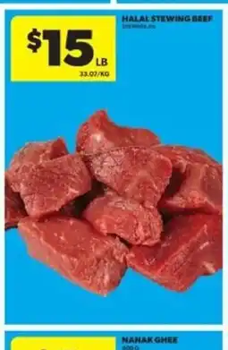 Real Canadian Superstore Halal stewing beef offer