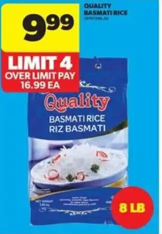Real Canadian Superstore Quality basmati rice offer