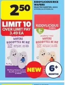 Real Canadian Superstore Kiddylicious rice wafers offer