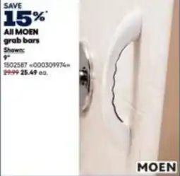 RONA All MOEN grab bars Shown offer