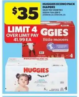 Real Canadian Superstore Huggies econo pack diapers offer