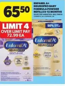 Real Canadian Superstore Enfamil a+ neuropro baby formula powder refills 0-12 months offer