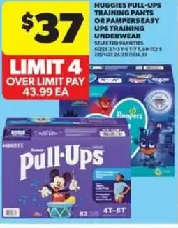 Real Canadian Superstore Huggies pull-ups training pants or pampers easy ups training underwear offer