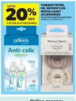 Real Canadian Superstore Tommee tippee, dr. brown's or medela baby accessories offer