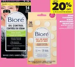 Real Canadian Superstore Biore cleansers scrub, moisturizers or patches offer