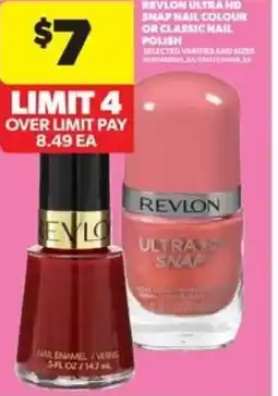Real Canadian Superstore Revlon ultra hd snap nail colour or classic nail polish offer