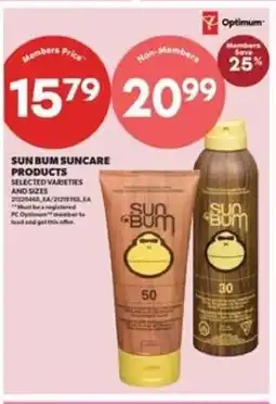 Real Canadian Superstore SUN BUM SUNCARE PRODUCTS offer