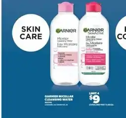 Real Canadian Superstore Garnier micellar cleansing water offer
