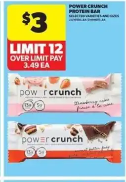 Real Canadian Superstore Power crunch protein bar offer