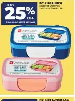Real Canadian Superstore Pc kids lunch offer