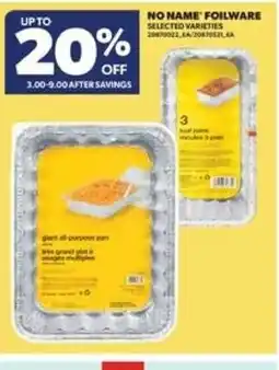 Real Canadian Superstore No name foilware offer