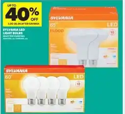 Real Canadian Superstore Sylvania led light bulbs offer