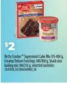 Real Canadian Superstore Betty Crocker Supermoist Cake Mix Creamy Deluxe Frostings offer